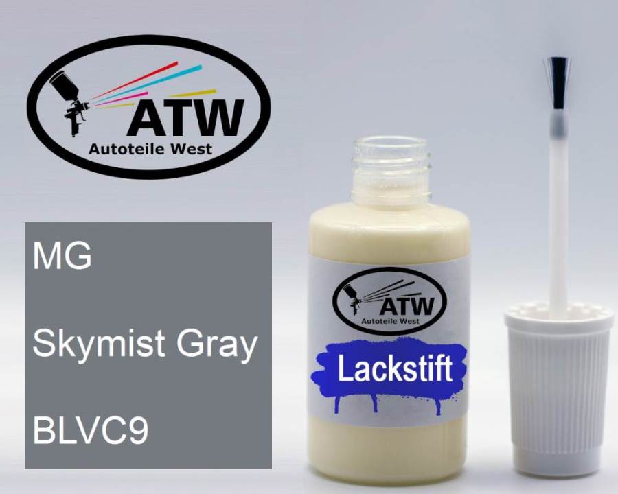 MG, Skymist Gray, BLVC9: 20ml Lackstift, von ATW Autoteile West.